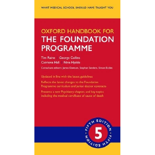 Oxford Handbook for the Foundation Programme 5th Edition