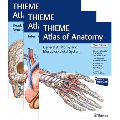 THIEME Atlas of Anatomy, Three Volume Set, 3rd Edition