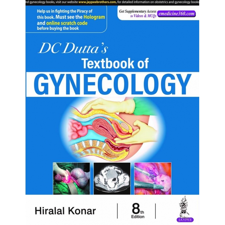 DC Dutta’s Textbook of Gynecology, 8th Edition