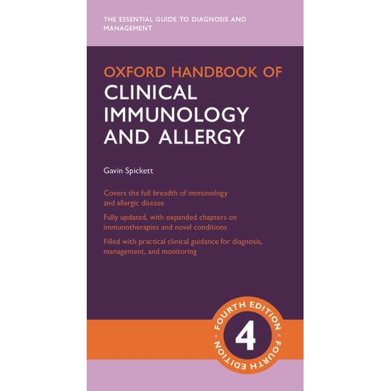 Oxford Handbook of Clinical Immunology and Allergy 4th Edition