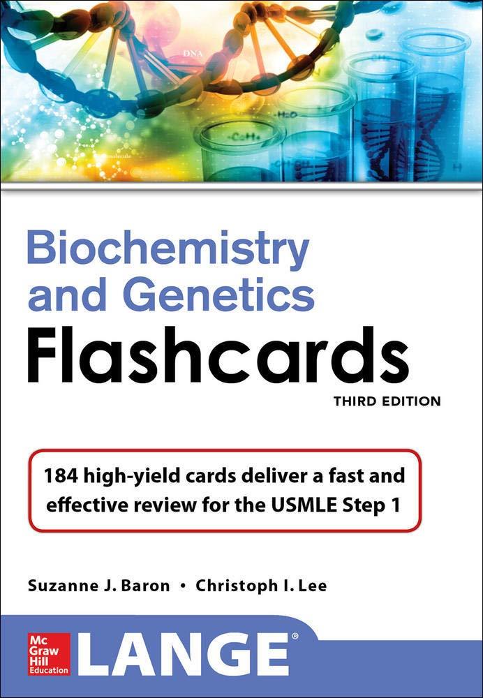 洋書 Biochemistry Flash Cards BIOCHEMISTRY : Lange Biochemistry and Genetics Flashhcards, (Lange