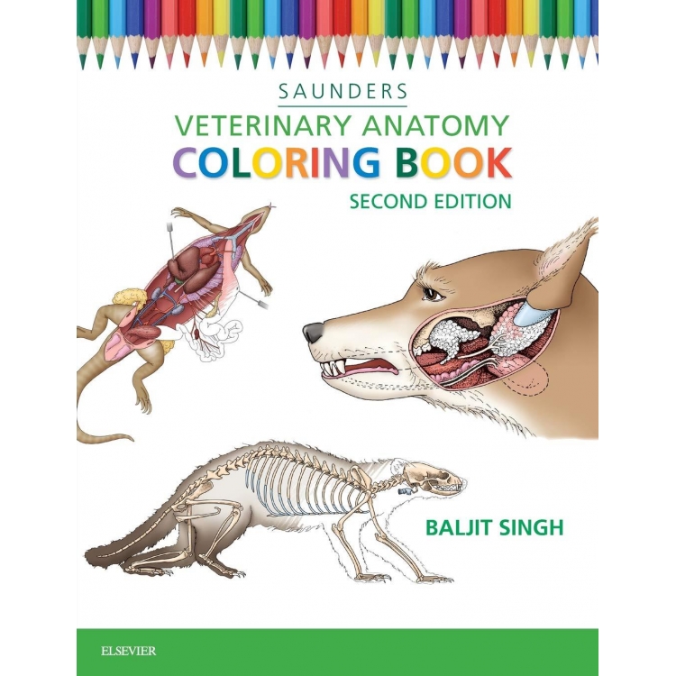 Veterinary Anatomy Coloring Book, 2nd Edition