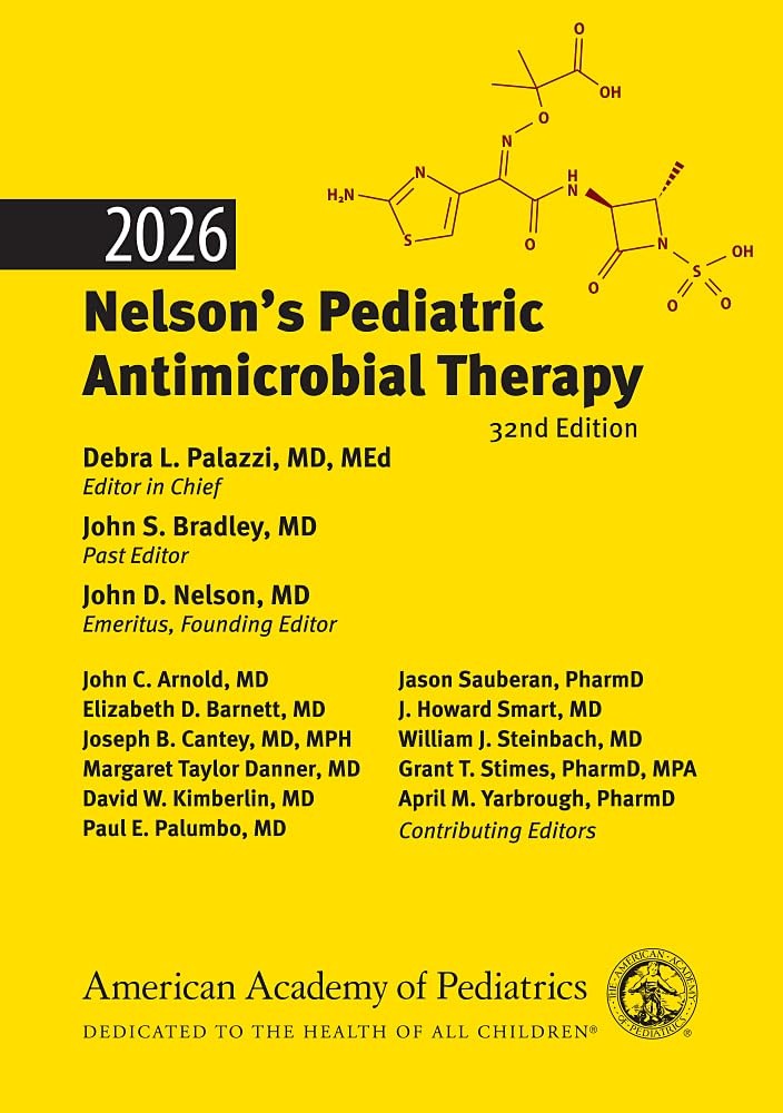 2026 Nelson`s Pediatric Antimicrobial Therapy, 32nd Edition