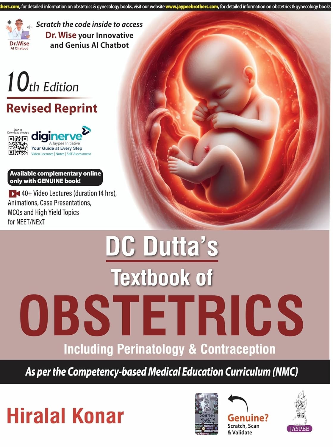 DC Dutta’s Textbook of Obstetrics: Including Perinatology & Contraception, 10th Edition