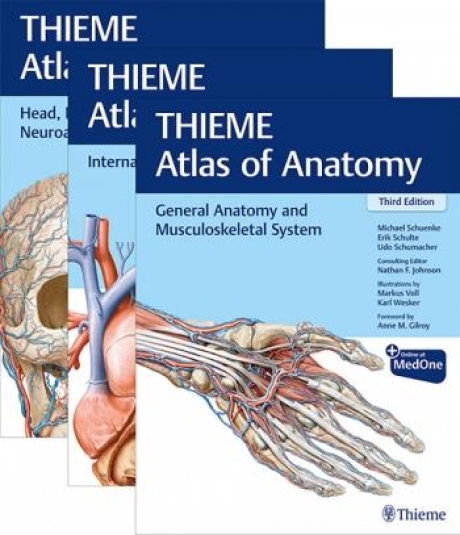 THIEME Atlas of Anatomy, Three Volume Set, 3rd Edition