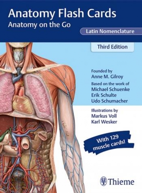 Anatomy Flash Cards, Latin Nomenclature, Anatomy on the Go, 3rd Edition