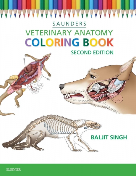 Veterinary Anatomy Coloring Book, 2nd Edition