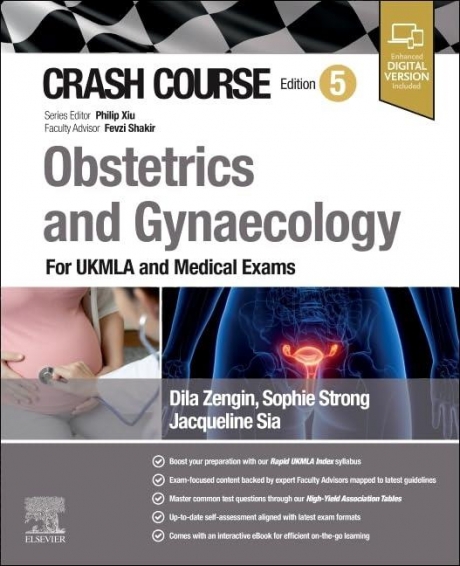 Crash Course Obstetrics and Gynaecology: For UKMLA and Medical Exams, 5th Edition