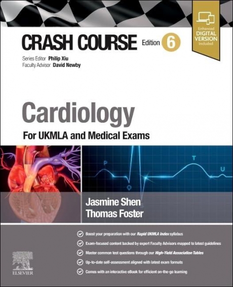 Crash Course Cardiology, 6th Edition