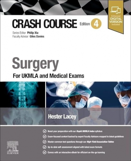 Crash Course Surgery: For UKMLA and Medical Exams , 4th Edition