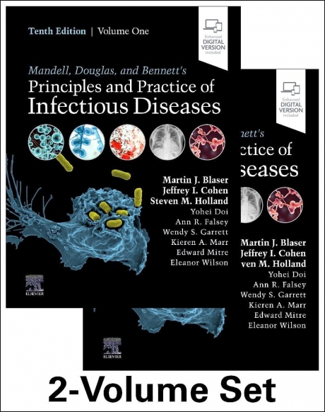Mandell, Douglas, and Bennett`s Principles and Practice of Infectious Diseases: 2-Volume Set, 10th Edition
