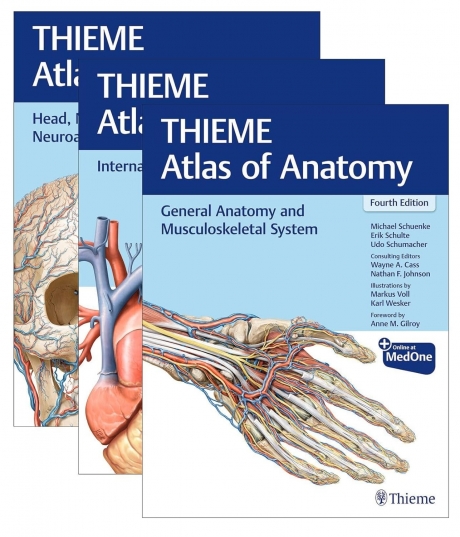 THIEME Atlas of Anatomy, 4th Edition (3-Volume Set)