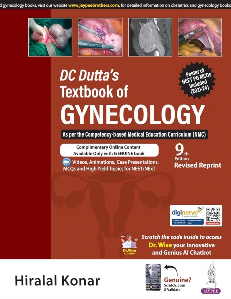 DC Dutta`s Textbook of Gynecology, 9th Edition